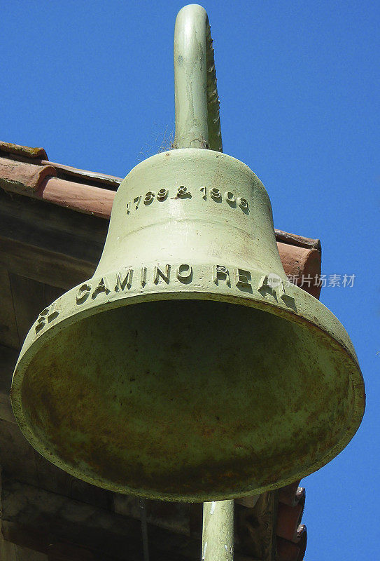 历史上著名的El Camino Real Bell美国公路101号加州萨利纳斯